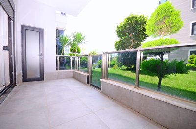 Duplex Garden Apartment For Sale In Alanya - Balcony from the living space