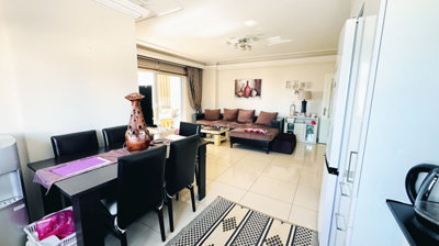 Immaculate Investment Property For Sale In Alanya - Kitchen into the lounge