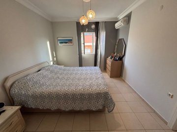 Duplex Apartment For Sale In Hisar, Didim - Large double bedroom