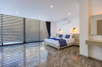 Flawless Sea-View Villa For Sale In Kalkan - Generously sized double bedroom