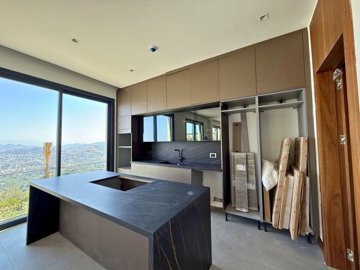 Exceptional Villa With An Infinity Pool & Sea Views For Sale In Bodrum - Kitchen with amazing views