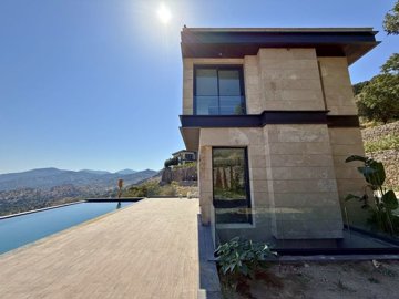 Exceptional Villa With An Infinity Pool & Sea Views For Sale In Bodrum - Villa, terrace and infinity pool