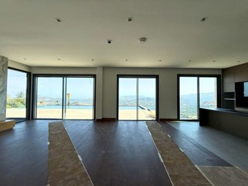 Exceptional Villa With An Infinity Pool & Sea Views For Sale In Bodrum - Vast open-plan living room