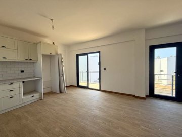 Newly-Built Apartment For Sale In Bodrum - Kitchen and lounge