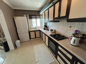 Fully Furnished Semi-Detached Villa For Sale In Didim – Kitchen with appliances