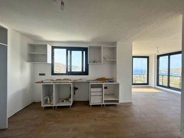 A Brand-New Bodrum Property For Sale With Sea Views - Kitchen through to the lounge