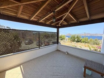 Bodrum Villa For Sale In Yalikavak Near The Marina & Beach - Sea view bedroom balcony