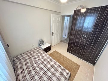 Furnished Didim Apartment On A Complex For Sale In Hisar - Double bedroom