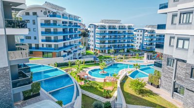 Must-See Investment Property In Kargicak, Alanya For Sale - Communal pools and sun terraces