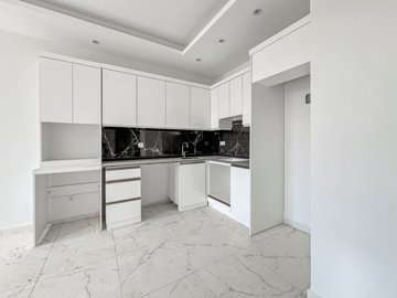 Must-See Investment Property In Kargicak, Alanya For Sale - Open-plan kitchen