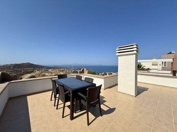Sea View Bodrum Villa For Sale In Koyunbaba, Gumusluk - Roof terrace with sea views