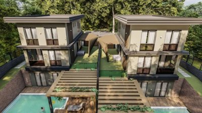 Stylish Detached Marmaris Villa For Sale – Main view of villas