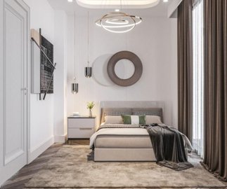 Stylish Detached Marmaris Villa For Sale – Spacious bedroom