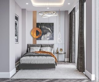 Stylish Detached Marmaris Villa For Sale – Modern cosy yet stylish bedroom