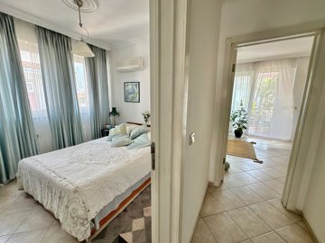 Sea View Fethiye Apartment For Sale Near The Promenade - Hallway into the bedroom