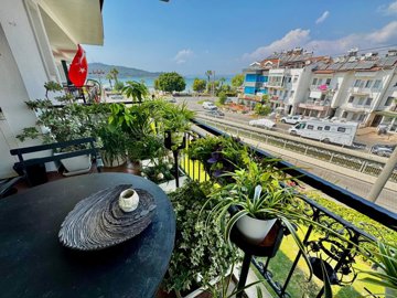 Sea View Fethiye Apartment For Sale Near The Promenade - Sea view balcony