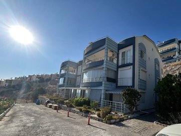Sea View Apartment For Sale In Didim - Main view of the ground floor apartment