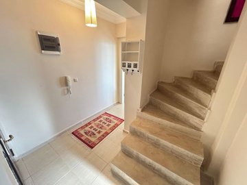 Sea View Apartment For Sale In Didim - Upper landing and down the stairs