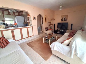 Semi-Detached Villa For Sale In Akbuk, Didim – Lounge and kitchen