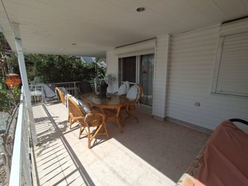 Semi-Detached Villa For Sale In Akbuk, Didim – Rear terrace