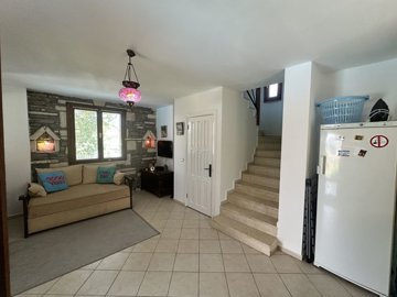 Ready-To-Move Dalyan Villa For Sale With Communal Gardens & Pool - Kitchen and lounge