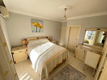 Furnished Property With A Sea View For Sale In Altinkum, Didim – Master bedroom with ensuite