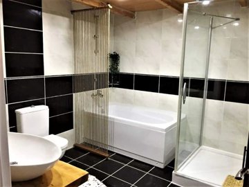 Nature Bungalow For Sale With A Private Pool & Annex In Kadikoy, Fethiye - Luxury bathroom