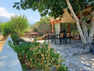 Nature Bungalow For Sale With A Private Pool & Annex In Kadikoy, Fethiye - Nature view seating terraces