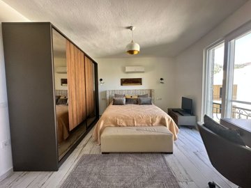 Intimate Semi-Detached Dalaman Property For Sale - Furnished bedroom