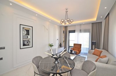 Sophisticated Alanya Investment Property For Sale - Lounge with balcony
