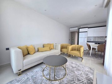 Pristine Apartment For Sale In Alanya - Furnished modern lounge