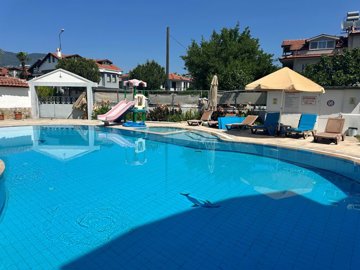 Fully Furnished Apartment For Sale In Dalyan, Mugla - Communal pool & terraces