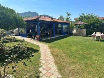 Fully Furnished Apartment For Sale In Dalyan, Mugla - Bar, restaurant & gardens