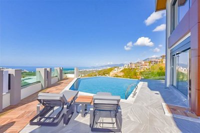 Ultra-Modern Smart Home Property For Sale In Alanya - Gorgeous private exterior with sea views