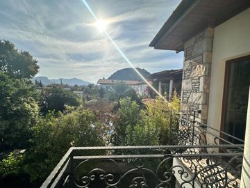 Superb Furnished Villa For Sale In Scenic Dalyan - Nature view balcony