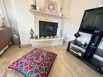 Superb Furnished Villa For Sale In Scenic Dalyan - Cosy fireplace