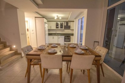 An Exquisite Fethiye Property For Sale With Nature Views – Dining area to the kitchen