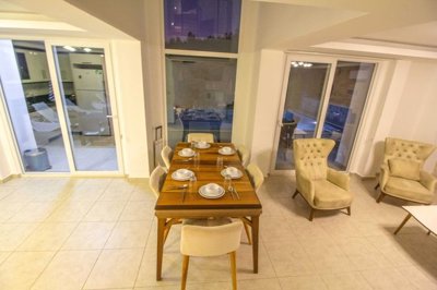 An Exquisite Fethiye Property For Sale With Nature Views – Dining space to terrace