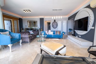 Elegant Detached Villa For Sale In Alanya – Furnished lounge