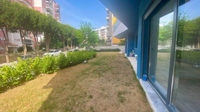 Modern Kusadasi Garden Apartments For Sale - Garden surrounding the block
