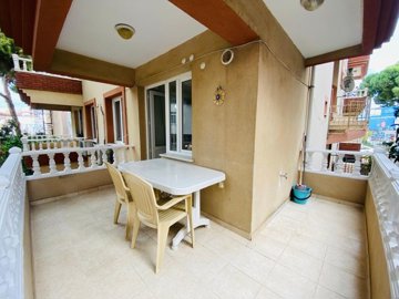 Garden Apartment In A Great Location For Sale In Altinkum – Balcony from the lounge