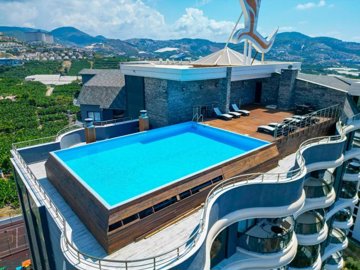 Two-Bedroom Apartment For Sale In Mahmutlar, Alanya – Rooftop communal pool