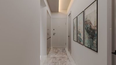 Nearing Completion Apartments For Sale - Hallway to the entrance