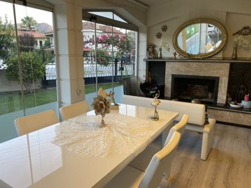 Striking Detached Villa For Sale In Dalyan - Winter garden with fireplace