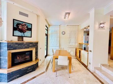 Sensational Investment Property For Sale In Alanya - Lounge with fireplace