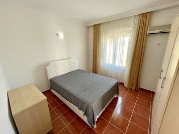 Sea & Castle View Investment Property For Sale In Kargicak, Alanya - Third double bedroom