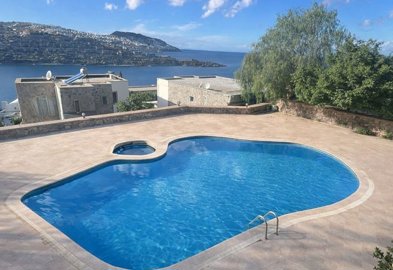 Sea View Apartment In Bodrum For Sale - Shared swimming pool