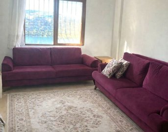 Sea View Apartment In Bodrum For Sale - Lounge with new furnishings
