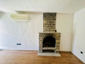 Two Completely Renovated Villas In Bodrum For Sale - Stone fireplace