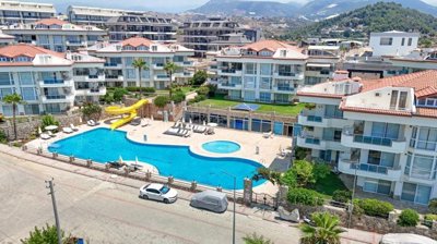 Furnished Investment Property For Sale In Alanya – Main view of the modern complex